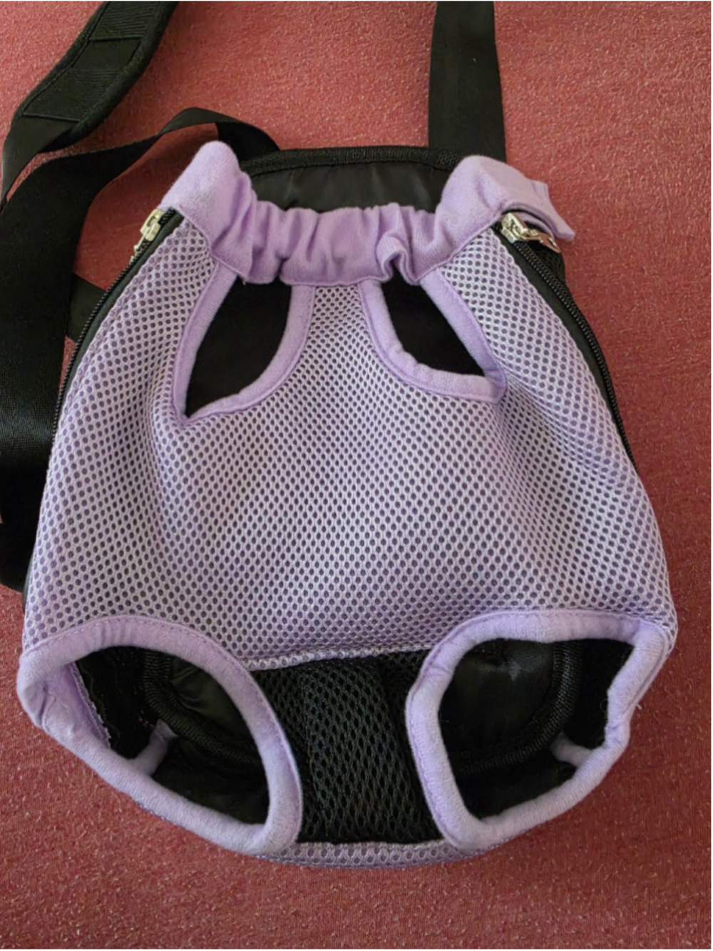 PAWABOO Pet Front Cat Dog Carrier Backpack Travel Hiking Black Size Small - Picture 2 of 6